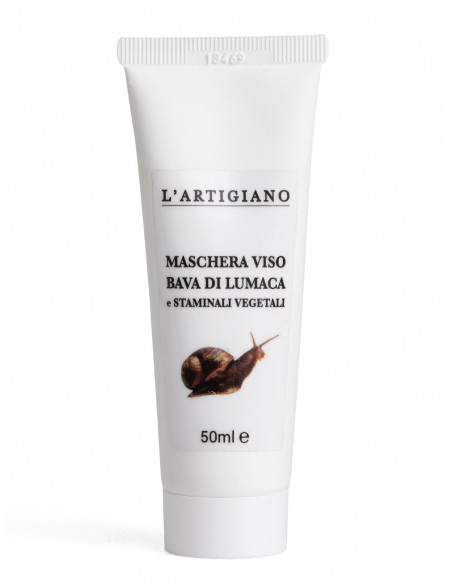 Maschera viso o crema notte alla bava di lumaca