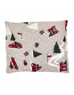 Square bag with cherry stones