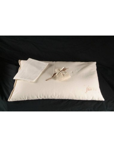 Cuscino da letto con pula di farro
